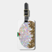 kerstcadeautjes bagagelabel (Voorkant verticaal)