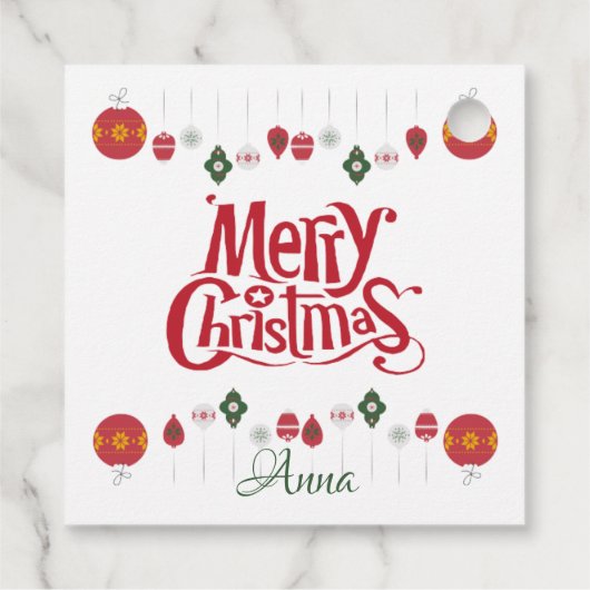 kerstcadeautjes bedankjes labels (Achterkant)