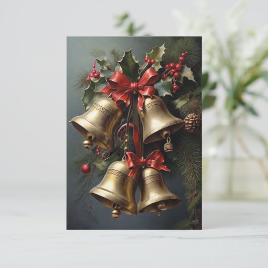 kerstcadeautjes bedankkaart (Staand voorkant)