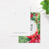 kerstcadeautjes bloemen die een visitekaartje verd (Bureau)