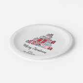 kerstcadeautjes Borden voor feestdagen Papieren Bordje (Gekanteld)