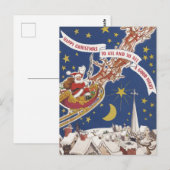 kerstcadeautjes briefkaart (Voorkant / Achterkant)
