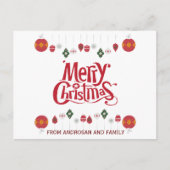 kerstcadeautjes Briefkaart (Voorkant)