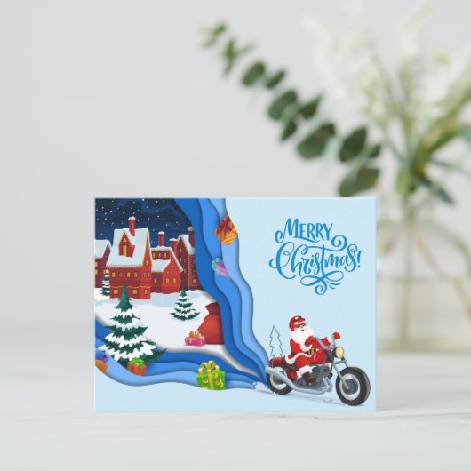 kerstcadeautjes briefkaart (Staand voorkant)