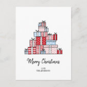 kerstcadeautjes Briefkaart (Voorkant)