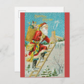 kerstcadeautjes briefkaart (Voorkant / Achterkant)