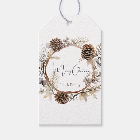 kerstcadeautjes cadeaulabel (Voorkant)