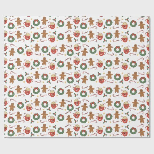 kerstcadeautjes cadeaupapier (Vlak)