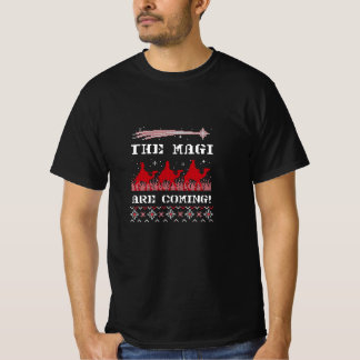 kerstcadeautjes - de Magi komen eraan T-shirt