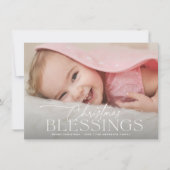 kerstcadeautjes Elegant Holiday Fotokaart Feestdagenkaart (Voorkant)