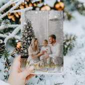kerstcadeautjes Elegant Holiday Fotokaart Kaart