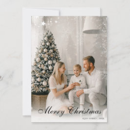 kerstcadeautjes Elegant Holiday Fotokaart Kaart