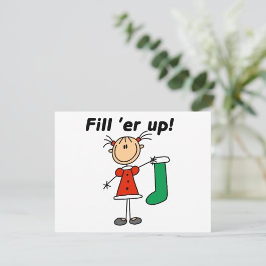 kerstcadeautjes en cadeautjes voor kerstcadeautjes feestdagenkaart (Staand voorkant)