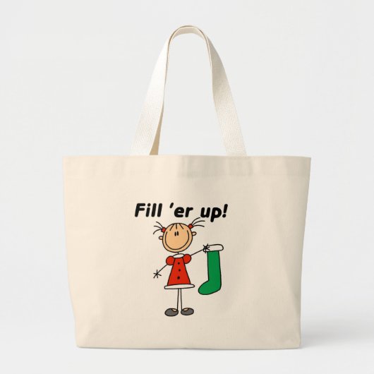 kerstcadeautjes en cadeautjes voor kerstcadeautjes grote tote bag (Voorkant)