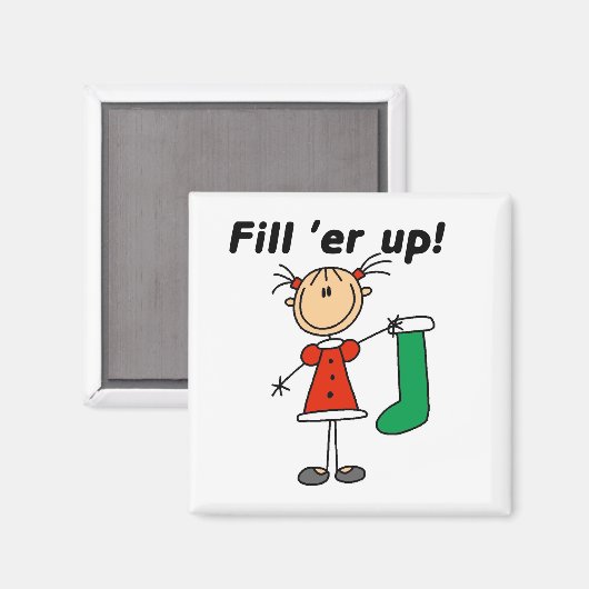 kerstcadeautjes en cadeautjes voor kerstcadeautjes magneet (Voorkant / Achterkant)