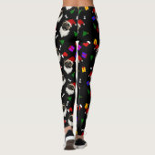 kerstcadeautjes en geschreeuw voor kerstkinderen leggings (Achterkant)