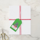 kerstcadeautjes en pokadots Label Cadeaulabel (Met Touw)