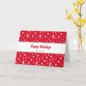 kerstcadeautjes en sterren geïllustreerd kaart (Gele Bloem)