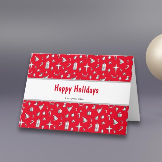 kerstcadeautjes en sterren geïllustreerd kaart