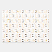 kerstcadeautjes engel-omslagpapier - jongens inpakpapier vel (Voorkant 2)