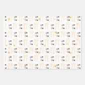 kerstcadeautjes engel-omslagpapier - jongens inpakpapier vel (Voorkant)