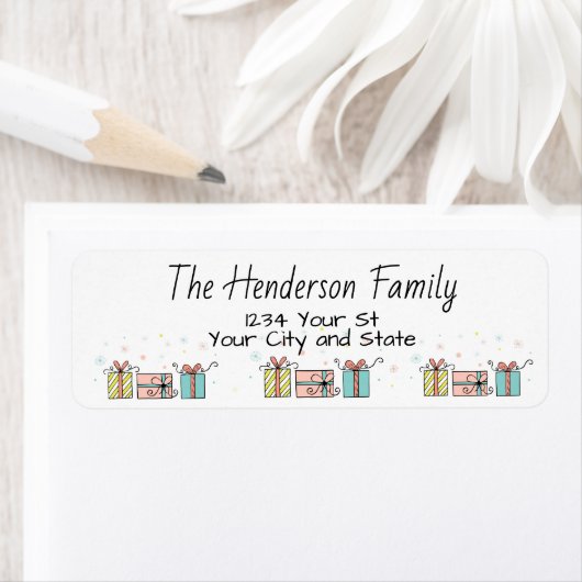 kerstcadeautjes etiket (Insitu)