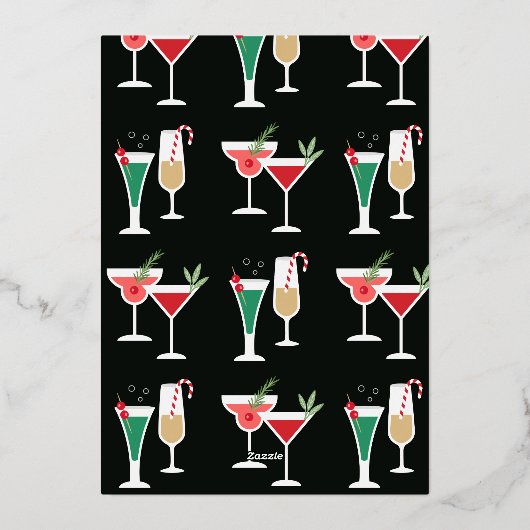 kerstcadeautjes feestdag uitnodiging (Achterkant)