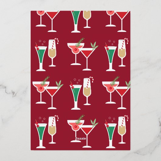 kerstcadeautjes feestdag uitnodiging (Achterkant)