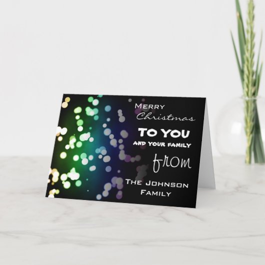 kerstcadeautjes feestdagen kaart (Voorkant)