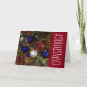 kerstcadeautjes feestdagen kaart (Voorkant)