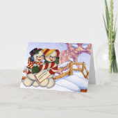 kerstcadeautjes feestdagen kaart (Voorkant)