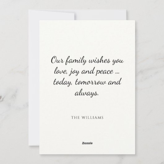  kerstcadeautjes feestdagenkaart (Achterkant)