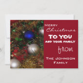 kerstcadeautjes feestdagenkaart (Voorkant)