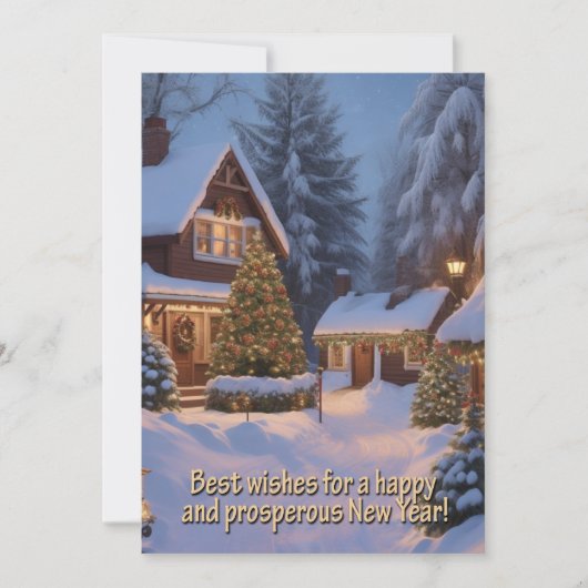 kerstcadeautjes feestdagenkaart (Voorkant)