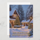 kerstcadeautjes feestdagenkaart (Voorkant / Achterkant)