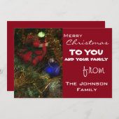 kerstcadeautjes feestdagenkaart (Voorkant / Achterkant)