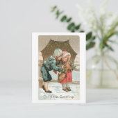 kerstcadeautjes feestdagenkaart (Staand voorkant)