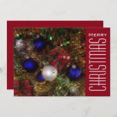 kerstcadeautjes feestdagenkaart (Voorkant / Achterkant)