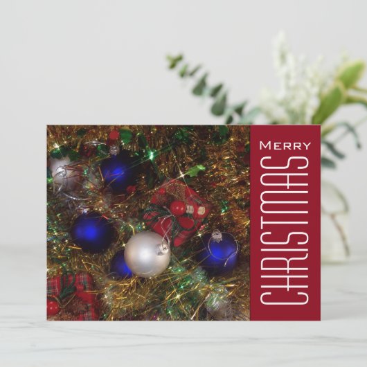 kerstcadeautjes feestdagenkaart (Staand voorkant)