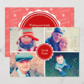 kerstcadeautjes feestdagenkaart (Voorkant / Achterkant)