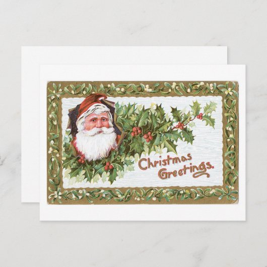 kerstcadeautjes feestdagenkaart (Voorkant / Achterkant)