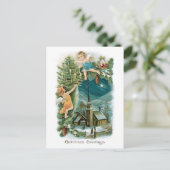 kerstcadeautjes feestdagenkaart (Staand voorkant)