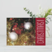 kerstcadeautjes feestdagenkaart (Staand voorkant)