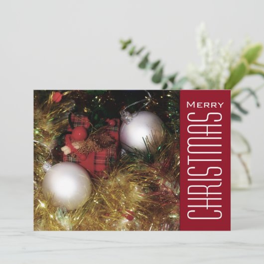 kerstcadeautjes feestdagenkaart (Staand voorkant)