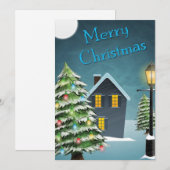 kerstcadeautjes feestdagenkaart (Voorkant / Achterkant)