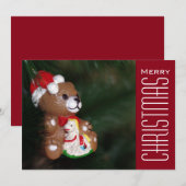 kerstcadeautjes feestdagenkaart (Voorkant / Achterkant)