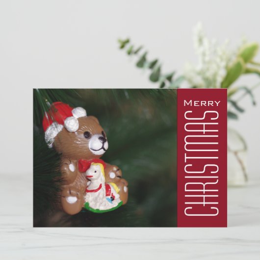 kerstcadeautjes feestdagenkaart (Staand voorkant)