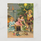 kerstcadeautjes feestdagenkaart (Voorkant)