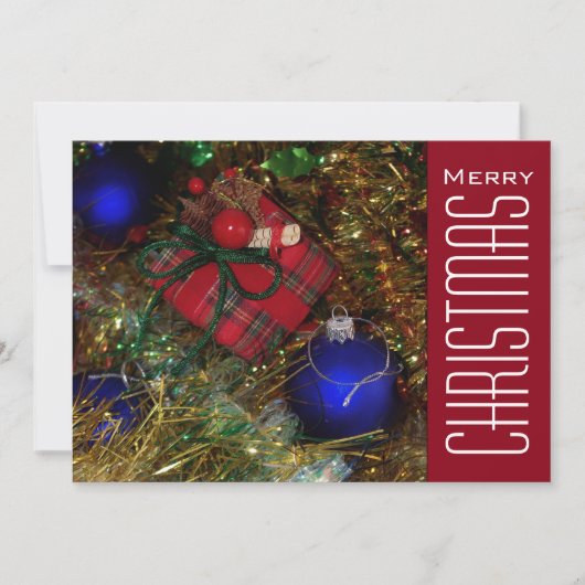 kerstcadeautjes feestdagenkaart (Voorkant)