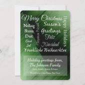 kerstcadeautjes feestdagenkaart (Voorkant)